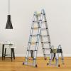 Intrekbare aluminium telescopische ladder - 4,4 m