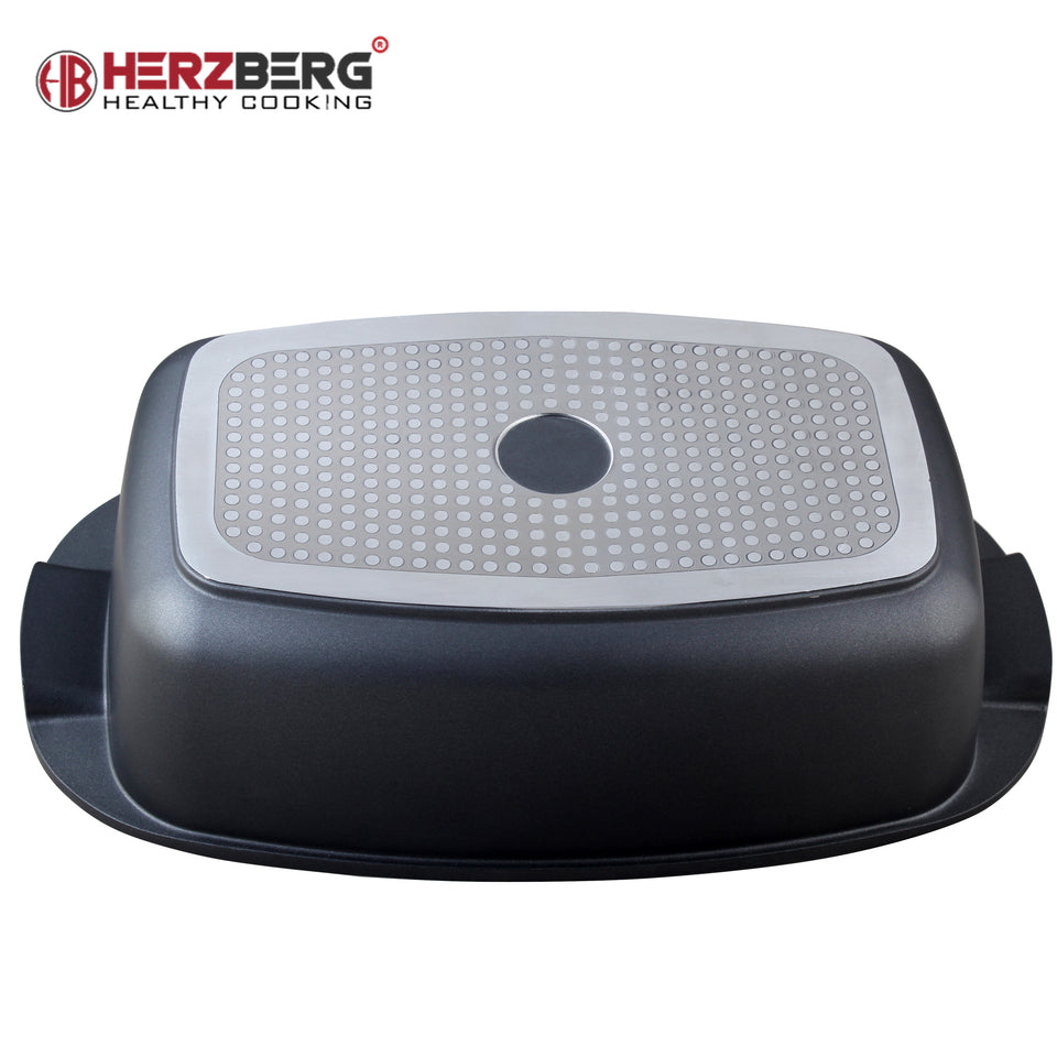 Herzberg Cooking Herzberg Hg-7032Rg: 32 Cm Marmeren Coating Grill