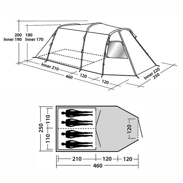 Oase Outdoor Easy Camp Huntsville 400 Tent