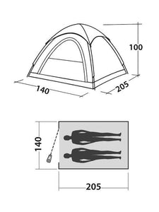 Oase Outdoors Easy Camp Comet 200 Tent