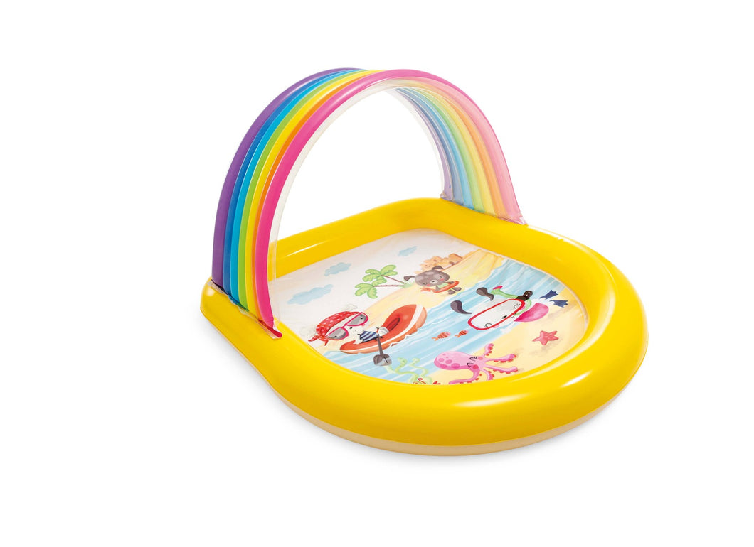 Intex Regenboog Zwembad Met Watersproeiers