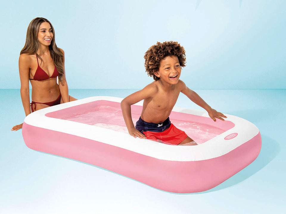 Huismerk Baby Zwembad Rechthoekig - Roze