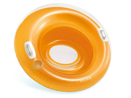 Intex Gekleurde Loungestoel Voor Op Het Water-Oranje