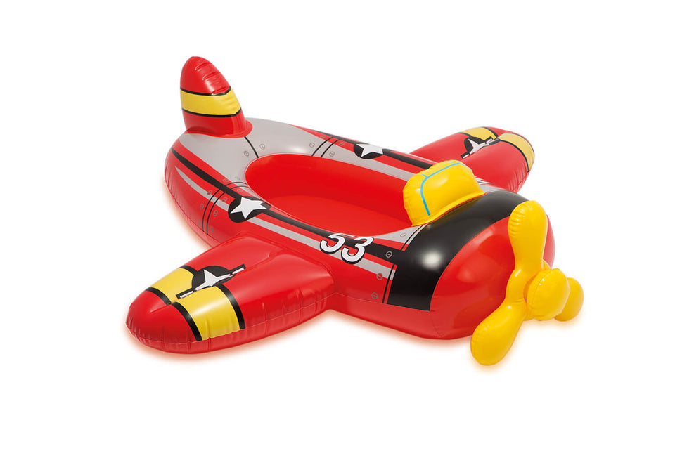 Intex zwembad kinderbootje-Vliegtuig-Rood
