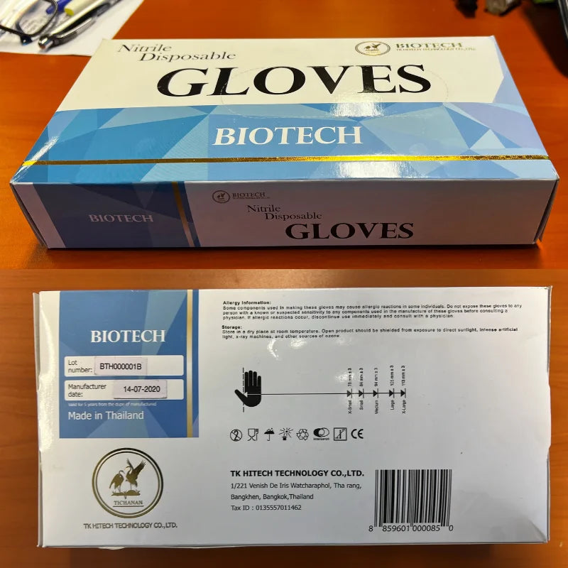 Biotech BTS-00850: Nitril wegwerphandschoenen - klein