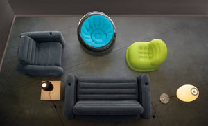 INTEX loungestoel EMPIRE blauw