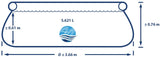 Intex Easy Set zwembad 366 x 76 cm -Zonder filterpomp