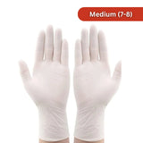 Master Handschoenen: Set van 100 latex wegwerphandschoenen in poedervorm - maat M