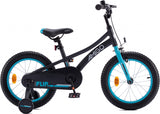 Amigo Flip 16 Inch 25 Cm Jongens Terugtraprem Donkerblauw/Geel