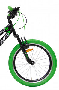 Amigo Fun Ride 20 Inch 33 Cm Junior 7V V-Brakes Zwart/Groen