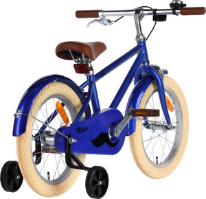 Amigo Mister Jongens Terugtraprem  16 inch 24 cm blauw