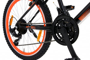 Amigo Next Level 26 Inch 47 Cm Unisex 21V V-Brakes Zwart/Oranje