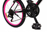 Amigo Power 26 Inch 42 Cm Meisjes 18V V-Brakes Zwart/Roze