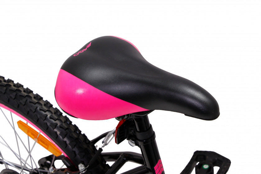 Amigo Power 26 Inch 42 Cm Meisjes 18V V-Brakes Zwart/Roze