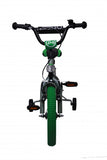 Amigo Sports 14 Inch 22 Cm Jongens Terugtraprem Grijs/Groen