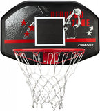 Avento Basketbalbord Rebound Zone 109 Cm Staal Zwart 5-Delig