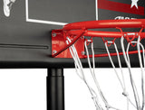 Avento Basketbalpaal Hot Shot 190-260 Cm Rvs Zwart 6-Delig