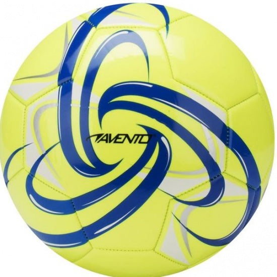 Avento Voetbal Glossy Pvc Maat 5 Fluor / Blauw