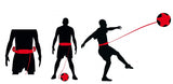 Avento Voetbalvaardigheidstrainer Zwart/Grijs/Rood