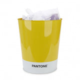 Balvi Afvalbak Pantone 10 Liter Tin Geel/Wit