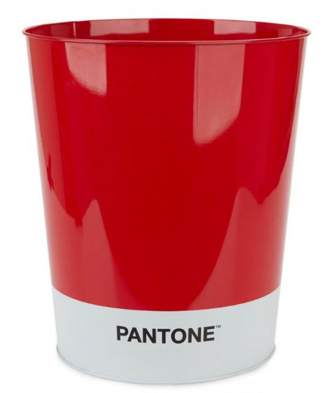 Balvi Afvalbak Pantone 10 Liter Tin Geel/Wit