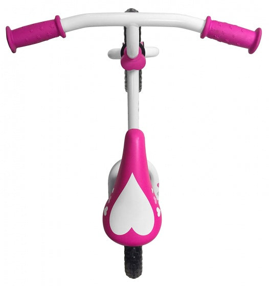 Disney Princess Loopfiets 12 Inch Meisjes Wit/Roze