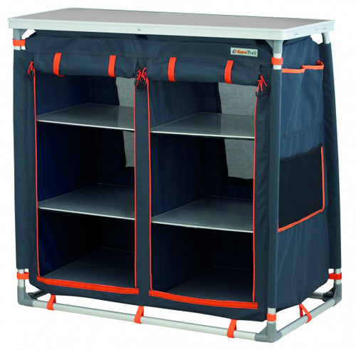 Eurotrail Campingkast Villefort 101 X 57 X 98 Cm Aluminium Navy