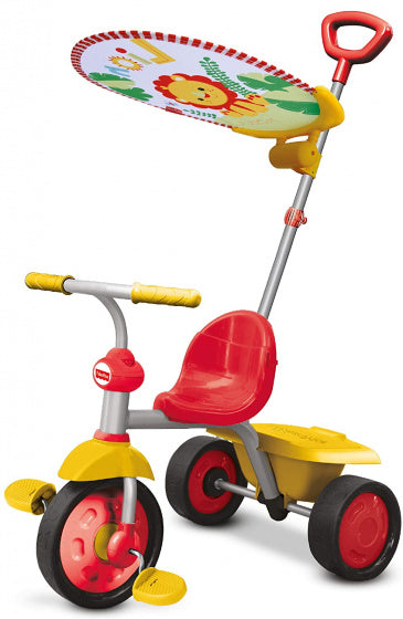 Fisher-Price Driewieler Glee Plus Junior Grijs/Geel