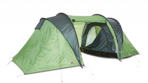 Happy People 4-Persoons Tunneltent 420 Cm Groen/Grijs