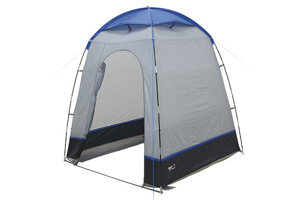 High Peak Douchetent Lido 165 Cm Polyester Grijs/Blauw