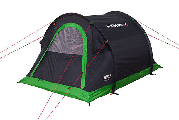 High Peak Pop-Up Tent Stella 220 X 140 X 110 Cm Zwart/Groen