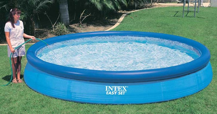 Intex Easy Set zwembad 366 x 76 cm -Met 12-Volt filterpomp