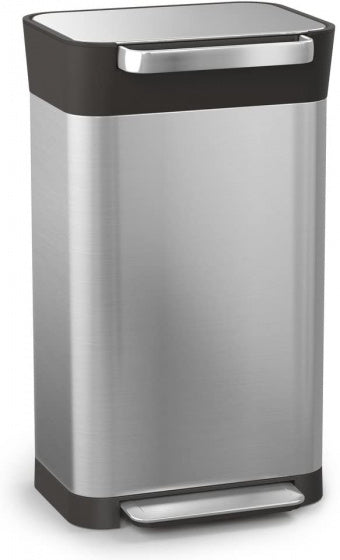 Joseph Joseph Afvalemmers Totem 30 Liter Rvs Zilver/Zwart