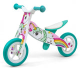 Milly Mally Loopfiets Junior Wit/Turquoise