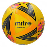 Mitre Voetbal Ultimatch Plus Polyurethaan Geel/Oranje/Roze
