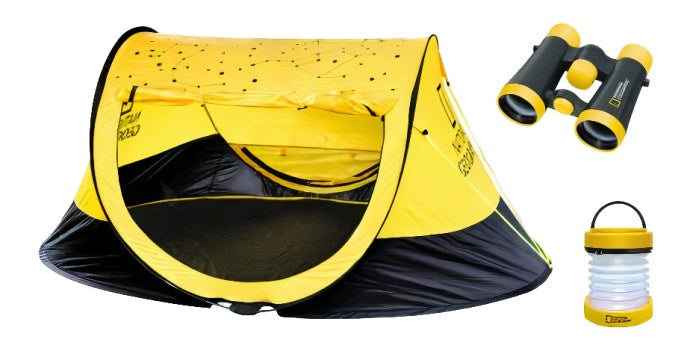 National Geographic Outdoorset Junior Nylon Zwart/Geel 3-Delig