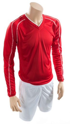 Precision Voetbalshirt- En Broek Marseille Junior Rood/Wit