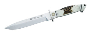Puma Jachtmes Cougar 29 Cm Rvs Wit/Bruin 2-Delig