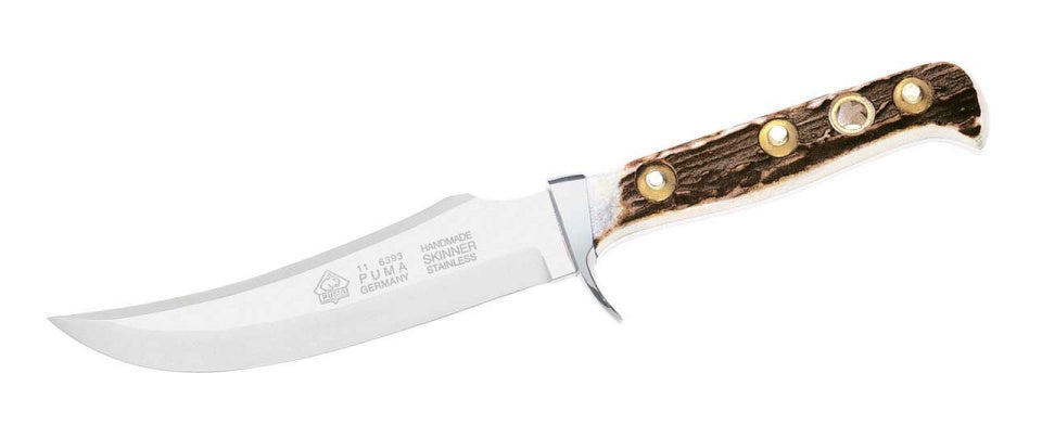 Puma Knives Jachtmes Skinner 25 Cm Rvs/Alu Zilver/Bruin 2-Delig