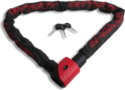 Starry Kettingslot Citycat Art-3 1200 X 9 Mm Zwart/Rood