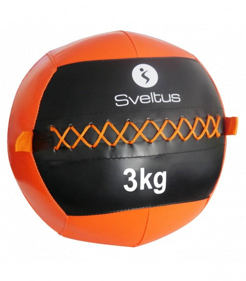 Sveltus Wallball 3 Kg Zwart/Oranje