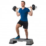 Tunturi Stepbank Aerobic Step Pro 90 X 39 Cm Zwart/Grijs