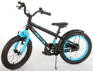 Volare Rocky 16 Inch 26 Cm Jongens Terugtraprem Zwart/Blauw