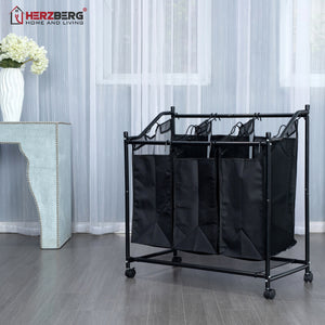 Herzberg Home & Living Herzberg Hg-8078: Rollende Wasmand Sorter & Organizer