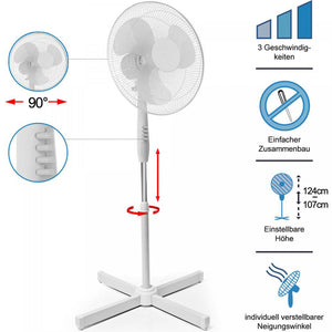 Ito Wlsf-4043: 40Cm Stand Oscillerende Ventilator